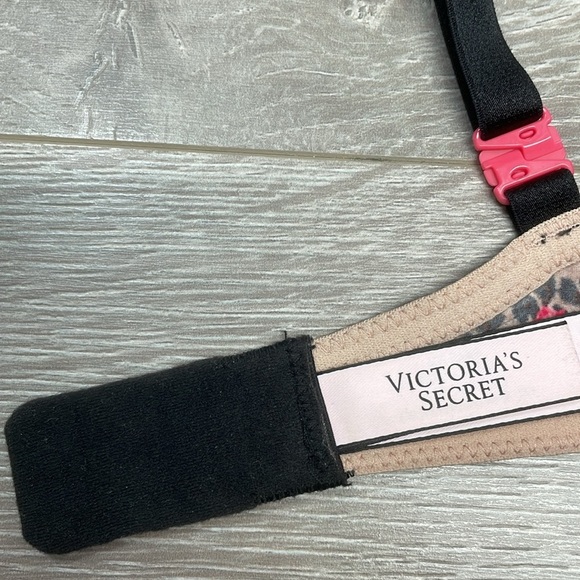 Victoria’s Secret Push-Up Bra Cheetah Rose Animal Print 34D - Picture 9 of 15